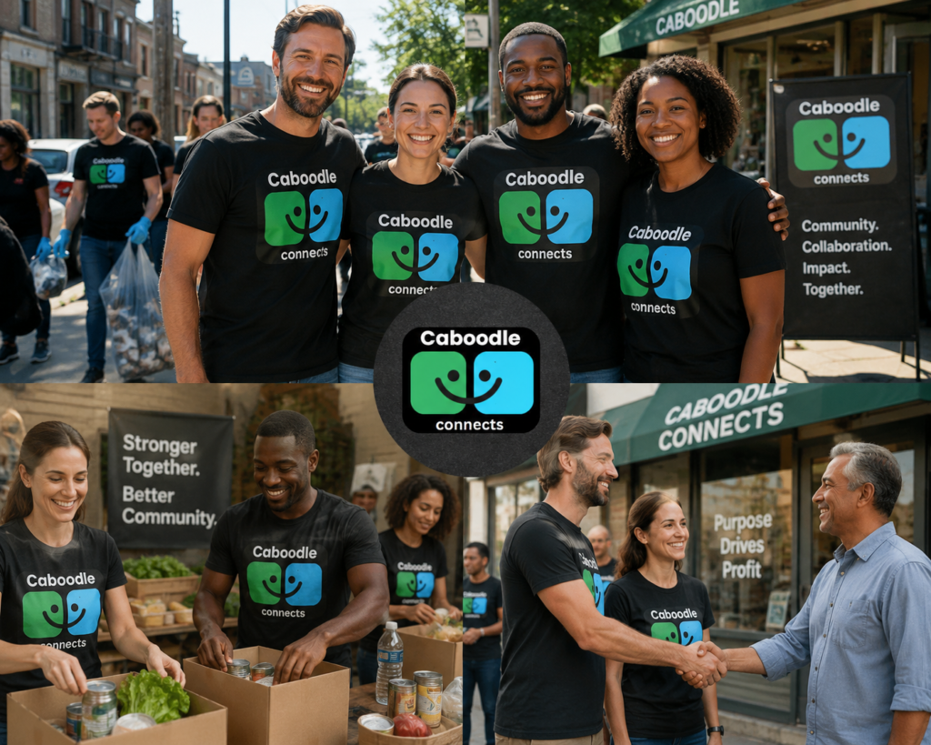 A group of social entrepreneurs in the community